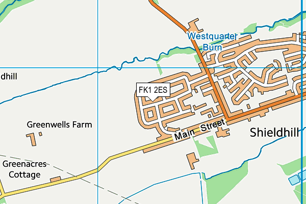 FK1 2ES map - OS VectorMap District (Ordnance Survey) FK1 2ES map - OS VectorMap District (Ordnance Survey)