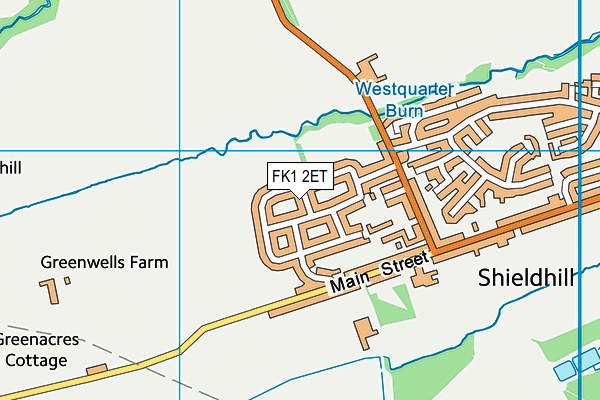 FK1 2ET map - OS VectorMap District (Ordnance Survey) FK1 2ET map - OS VectorMap District (Ordnance Survey)
