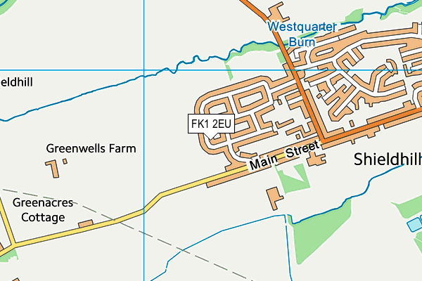 FK1 2EU map - OS VectorMap District (Ordnance Survey) FK1 2EU map - OS VectorMap District (Ordnance Survey)