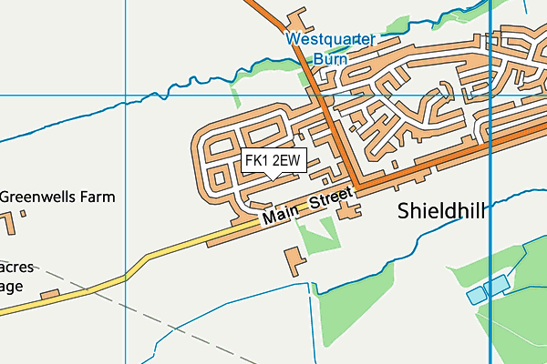 FK1 2EW map - OS VectorMap District (Ordnance Survey) FK1 2EW map - OS VectorMap District (Ordnance Survey)