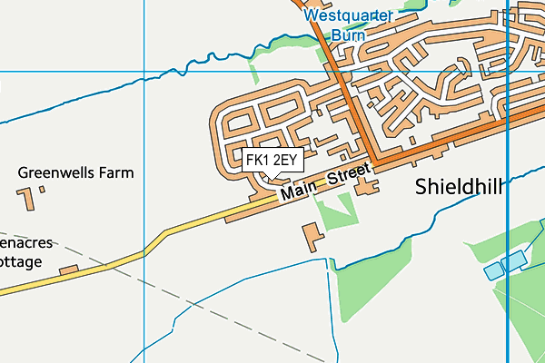FK1 2EY map - OS VectorMap District (Ordnance Survey) FK1 2EY map - OS VectorMap District (Ordnance Survey)