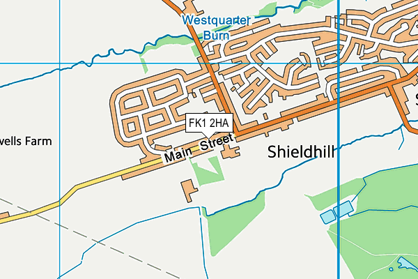 FK1 2HA map - OS VectorMap District (Ordnance Survey) FK1 2HA map - OS VectorMap District (Ordnance Survey)