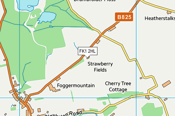 FK1 2HL map - OS VectorMap District (Ordnance Survey) FK1 2HL map - OS VectorMap District (Ordnance Survey)