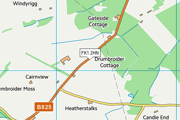 FK1 2HN map - OS VectorMap District (Ordnance Survey) FK1 2HN map - OS VectorMap District (Ordnance Survey)