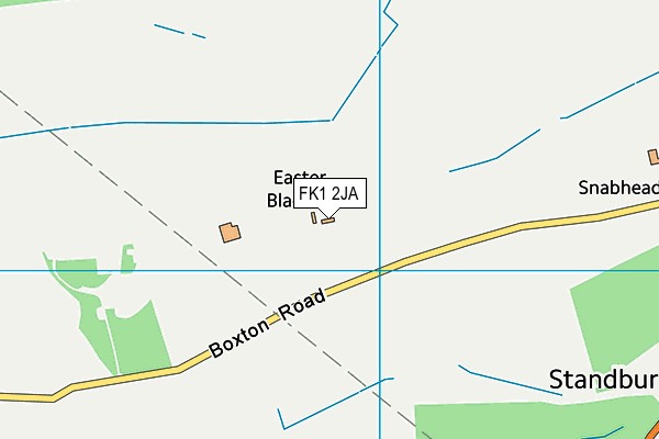FK1 2JA map - OS VectorMap District (Ordnance Survey) FK1 2JA map - OS VectorMap District (Ordnance Survey)