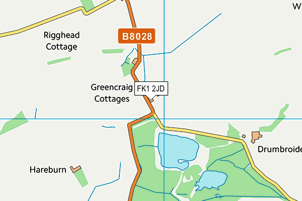 FK1 2JD map - OS VectorMap District (Ordnance Survey) FK1 2JD map - OS VectorMap District (Ordnance Survey)