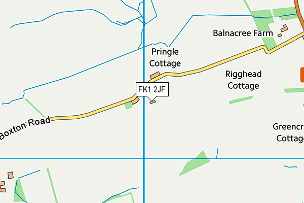 FK1 2JF map - OS VectorMap District (Ordnance Survey) FK1 2JF map - OS VectorMap District (Ordnance Survey)