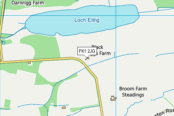 FK1 2JG map - OS VectorMap District (Ordnance Survey) FK1 2JG map - OS VectorMap District (Ordnance Survey)