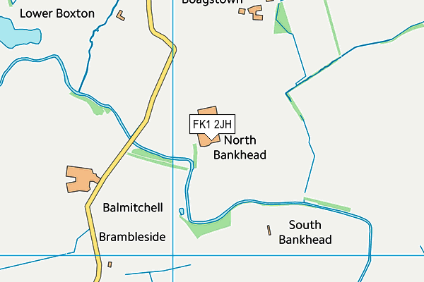 FK1 2JH map - OS VectorMap District (Ordnance Survey) FK1 2JH map - OS VectorMap District (Ordnance Survey)