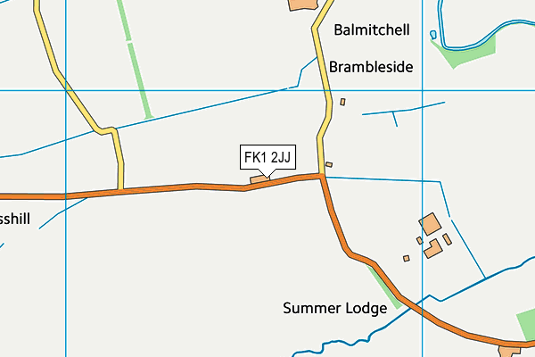 FK1 2JJ map - OS VectorMap District (Ordnance Survey) FK1 2JJ map - OS VectorMap District (Ordnance Survey)
