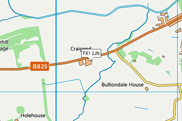 FK1 2JN map - OS VectorMap District (Ordnance Survey) FK1 2JN map - OS VectorMap District (Ordnance Survey)