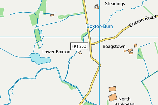 FK1 2JQ map - OS VectorMap District (Ordnance Survey) FK1 2JQ map - OS VectorMap District (Ordnance Survey)