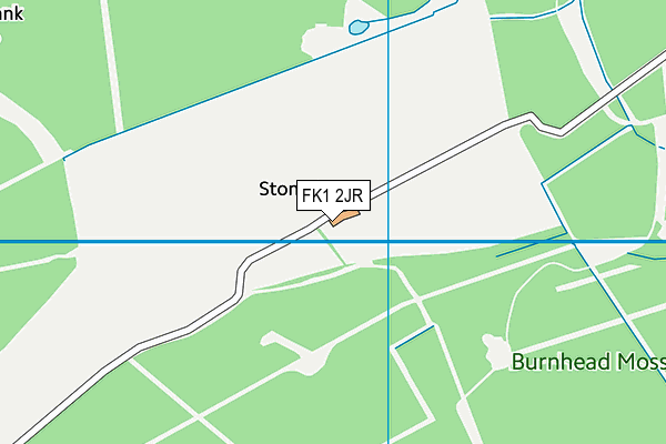FK1 2JR map - OS VectorMap District (Ordnance Survey) FK1 2JR map - OS VectorMap District (Ordnance Survey)