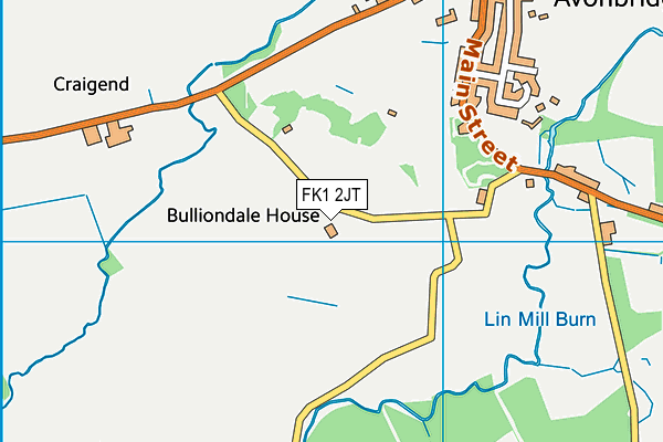 FK1 2JT map - OS VectorMap District (Ordnance Survey) FK1 2JT map - OS VectorMap District (Ordnance Survey)