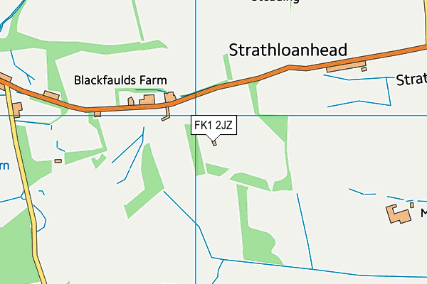 FK1 2JZ map - OS VectorMap District (Ordnance Survey) FK1 2JZ map - OS VectorMap District (Ordnance Survey)