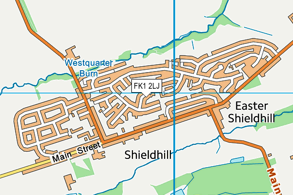 FK1 2LJ map - OS VectorMap District (Ordnance Survey) FK1 2LJ map - OS VectorMap District (Ordnance Survey)