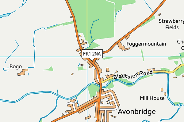 FK1 2NA map - OS VectorMap District (Ordnance Survey) FK1 2NA map - OS VectorMap District (Ordnance Survey)