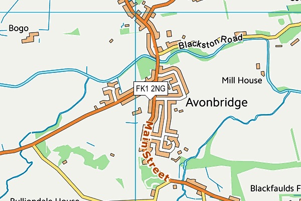 FK1 2NG map - OS VectorMap District (Ordnance Survey) FK1 2NG map - OS VectorMap District (Ordnance Survey)