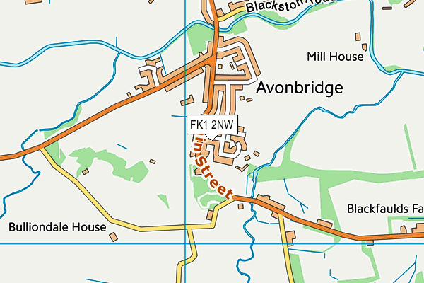 FK1 2NW map - OS VectorMap District (Ordnance Survey) FK1 2NW map - OS VectorMap District (Ordnance Survey)