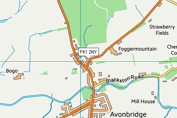 FK1 2NY map - OS VectorMap District (Ordnance Survey) FK1 2NY map - OS VectorMap District (Ordnance Survey)