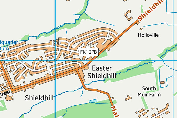 FK1 2PB map - OS VectorMap District (Ordnance Survey) FK1 2PB map - OS VectorMap District (Ordnance Survey)