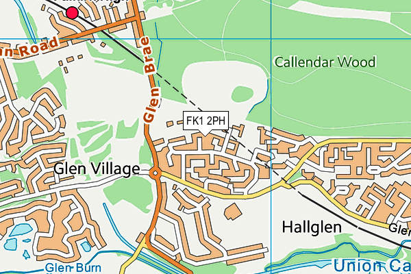 FK1 2PH map - OS VectorMap District (Ordnance Survey) FK1 2PH map - OS VectorMap District (Ordnance Survey)