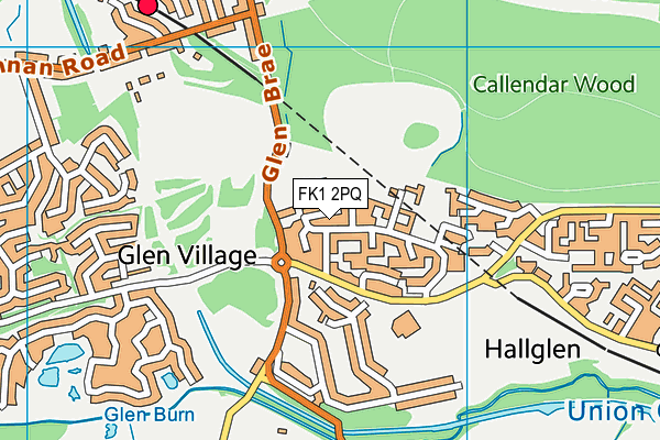 FK1 2PQ map - OS VectorMap District (Ordnance Survey) FK1 2PQ map - OS VectorMap District (Ordnance Survey)