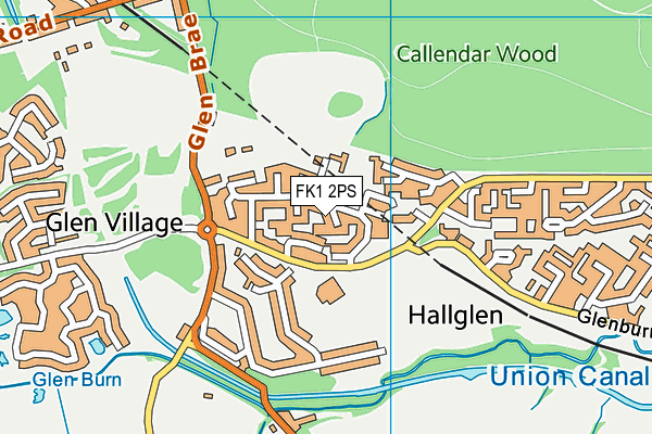 FK1 2PS map - OS VectorMap District (Ordnance Survey) FK1 2PS map - OS VectorMap District (Ordnance Survey)