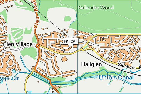FK1 2PT map - OS VectorMap District (Ordnance Survey) FK1 2PT map - OS VectorMap District (Ordnance Survey)