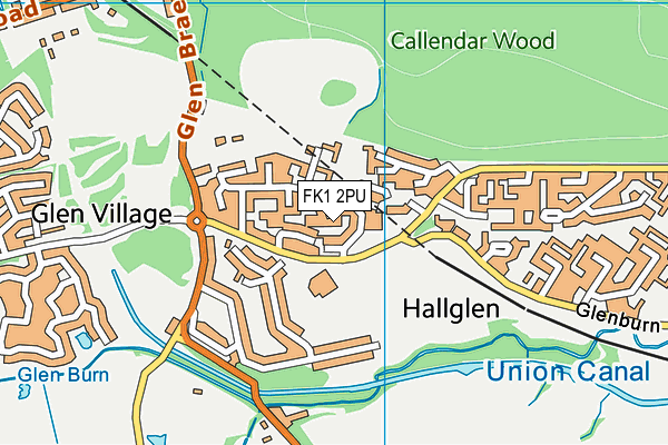 FK1 2PU map - OS VectorMap District (Ordnance Survey) FK1 2PU map - OS VectorMap District (Ordnance Survey)