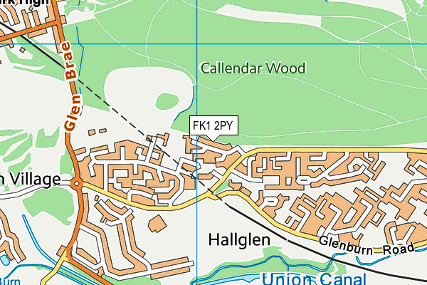 FK1 2PY map - OS VectorMap District (Ordnance Survey) FK1 2PY map - OS VectorMap District (Ordnance Survey)