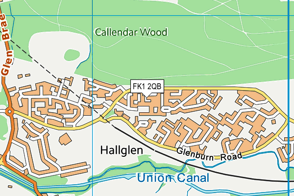 FK1 2QB map - OS VectorMap District (Ordnance Survey) FK1 2QB map - OS VectorMap District (Ordnance Survey)