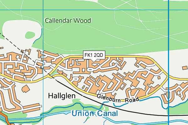 FK1 2QD map - OS VectorMap District (Ordnance Survey) FK1 2QD map - OS VectorMap District (Ordnance Survey)