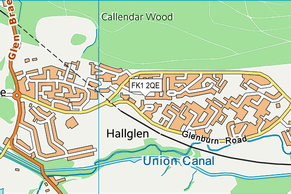 FK1 2QE map - OS VectorMap District (Ordnance Survey) FK1 2QE map - OS VectorMap District (Ordnance Survey)