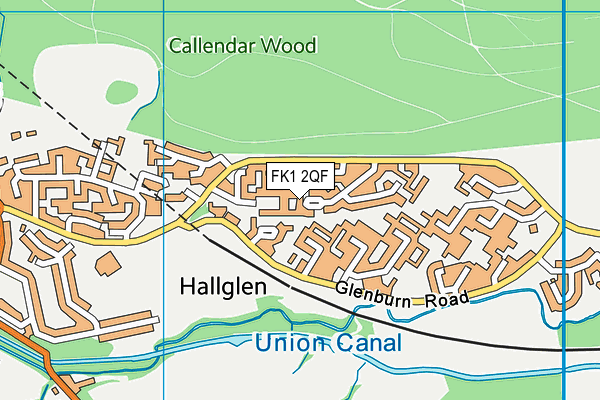 FK1 2QF map - OS VectorMap District (Ordnance Survey) FK1 2QF map - OS VectorMap District (Ordnance Survey)