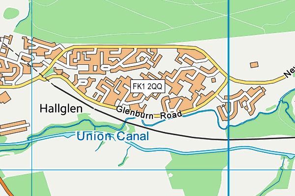 FK1 2QQ map - OS VectorMap District (Ordnance Survey) FK1 2QQ map - OS VectorMap District (Ordnance Survey)