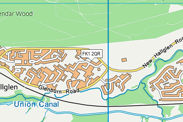 FK1 2QR map - OS VectorMap District (Ordnance Survey) FK1 2QR map - OS VectorMap District (Ordnance Survey)
