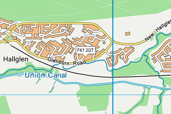 FK1 2QT map - OS VectorMap District (Ordnance Survey) FK1 2QT map - OS VectorMap District (Ordnance Survey)