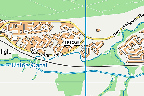 FK1 2QU map - OS VectorMap District (Ordnance Survey) FK1 2QU map - OS VectorMap District (Ordnance Survey)