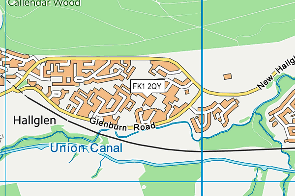 FK1 2QY map - OS VectorMap District (Ordnance Survey) FK1 2QY map - OS VectorMap District (Ordnance Survey)