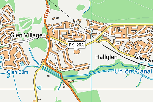 FK1 2RA map - OS VectorMap District (Ordnance Survey) FK1 2RA map - OS VectorMap District (Ordnance Survey)