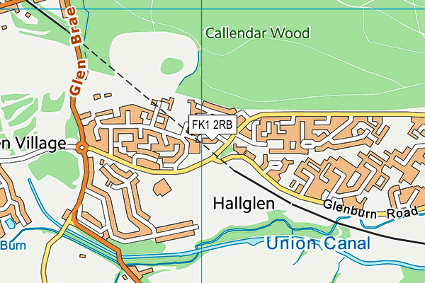 FK1 2RB map - OS VectorMap District (Ordnance Survey) FK1 2RB map - OS VectorMap District (Ordnance Survey)