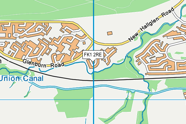 FK1 2RE map - OS VectorMap District (Ordnance Survey) FK1 2RE map - OS VectorMap District (Ordnance Survey)