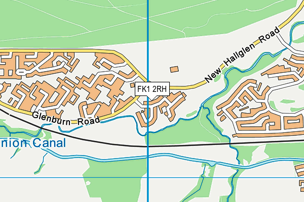 FK1 2RH map - OS VectorMap District (Ordnance Survey) FK1 2RH map - OS VectorMap District (Ordnance Survey)