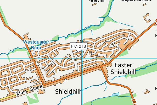 FK1 2TB map - OS VectorMap District (Ordnance Survey) FK1 2TB map - OS VectorMap District (Ordnance Survey)