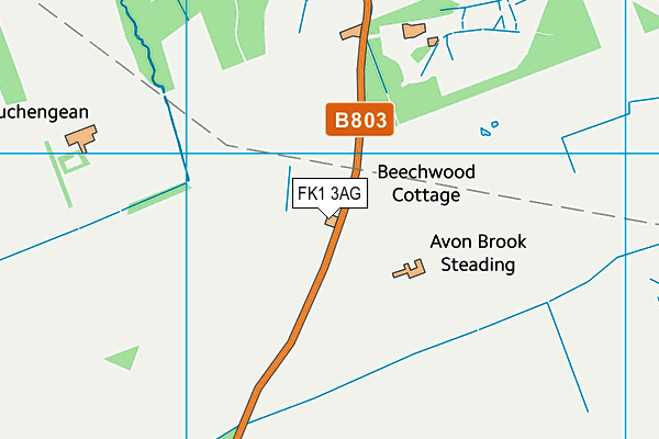 FK1 3AG map - OS VectorMap District (Ordnance Survey) FK1 3AG map - OS VectorMap District (Ordnance Survey)