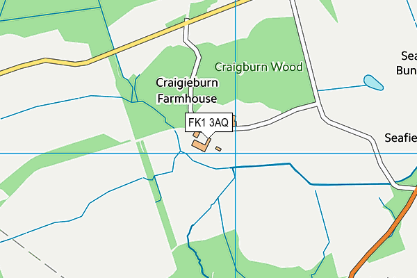 FK1 3AQ map - OS VectorMap District (Ordnance Survey) FK1 3AQ map - OS VectorMap District (Ordnance Survey)