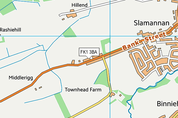 FK1 3BA map - OS VectorMap District (Ordnance Survey) FK1 3BA map - OS VectorMap District (Ordnance Survey)