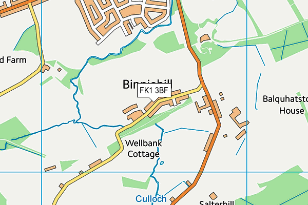 FK1 3BF map - OS VectorMap District (Ordnance Survey) FK1 3BF map - OS VectorMap District (Ordnance Survey)