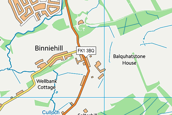 FK1 3BQ map - OS VectorMap District (Ordnance Survey) FK1 3BQ map - OS VectorMap District (Ordnance Survey)